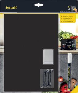 Securit Krijtbord A4 tags