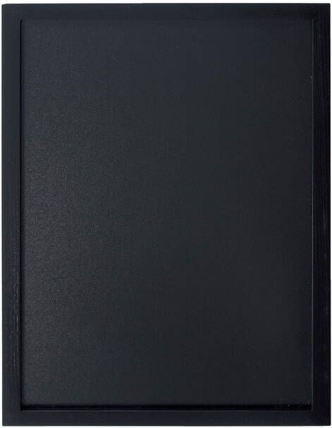 Securit krijtbord Woody ft 40 x 60 cm zwart