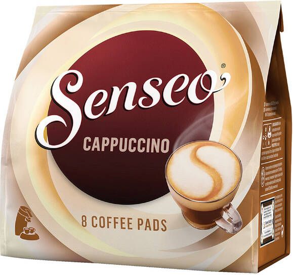 Senseo Koffiepads Douwe Egberts cappuccino 8st