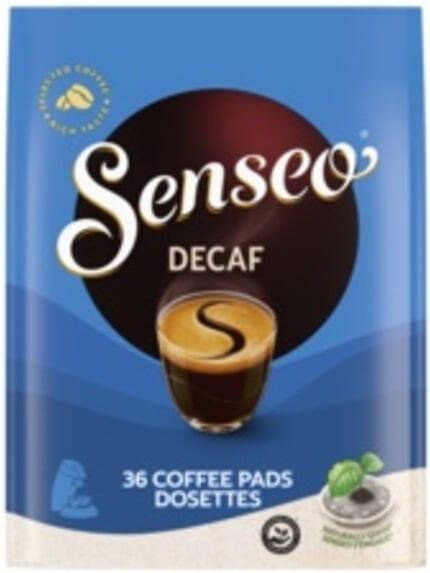 Senseo Koffiepads Douwe Egberts decafe 36 stuks