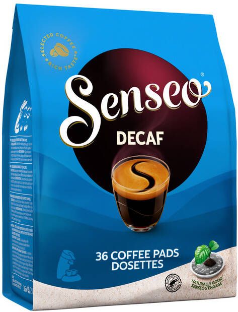 Senseo Koffiepads Douwe Egberts decafe 36 stuks