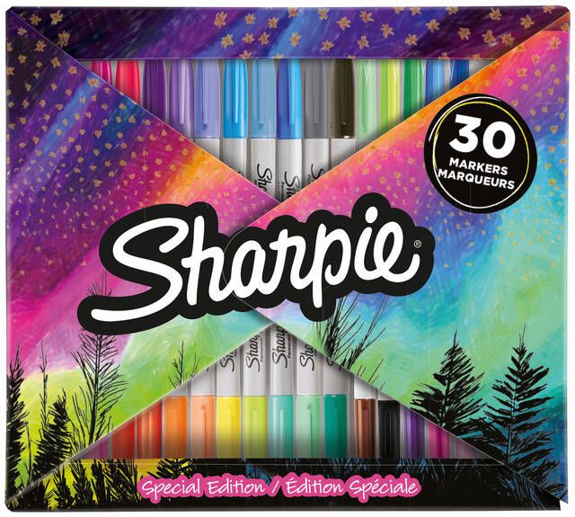Sharpie Viltstift bigpack foldÃƒ 30 kleuren