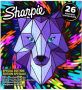 Sharpie permanente marker Wolf Pack fijn blister van 26 stuks assorti - Thumbnail 2