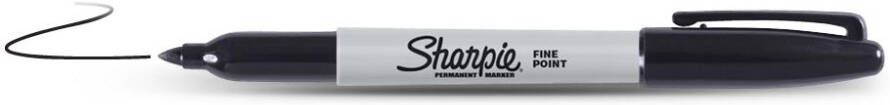 Sharpie Viltstift Fine rond zwart 1-2mm