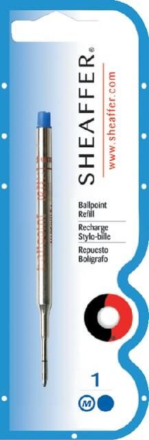 Sheaffer Balpenvulling medium zwart blister Ã  1 stuk