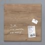 Sigel glasmagneetbord Artverum 480x480x15mm Natural Wood - Thumbnail 2