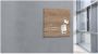 Sigel glasmagneetbord Artverum 480x480x15mm Natural Wood - Thumbnail 1