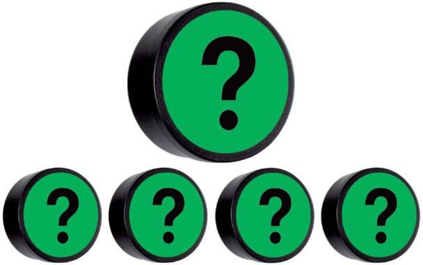 Smit Visual Magneet vraagteken 35mm groen 5 stuks - Foto 2