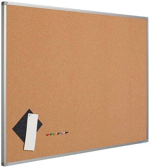 Smit Visual Prikbord Softline profiel 16mm 180x90cm beige