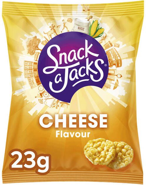 Snack-a-Jacks Mini rijstwafels cheese