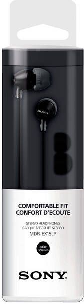 Sony In-ear koptelefoon EX15LP basic zwart - Foto 1