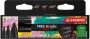 Stabilo free acrylmarker verschillende formaten zwart pak van 3 stuks - Thumbnail 1