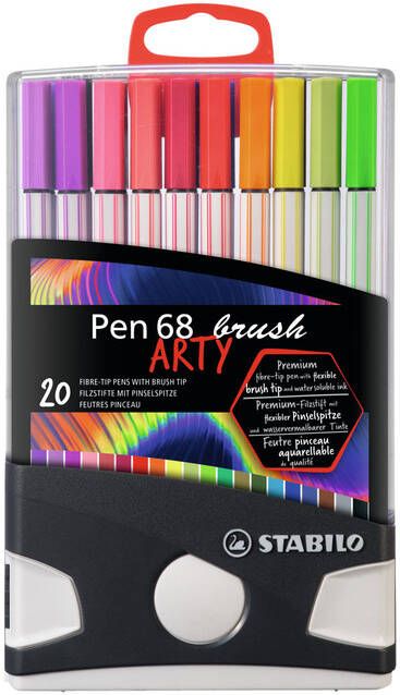 Stabilo Brushstift Pen 568 Arty ColorparadeÃƒÆ 20 kleuren