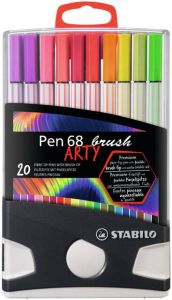Stabilo Brushstift Pen 568 Arty Colorparade Ã  20 kleuren