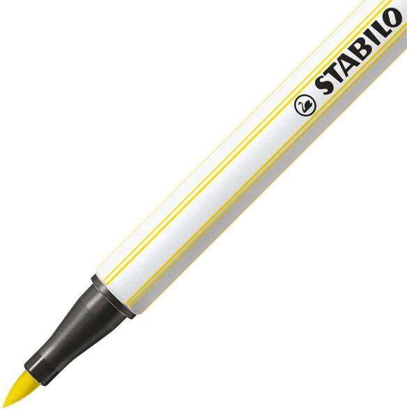 Stabilo Brushstift Pen 568 24 citroen geel