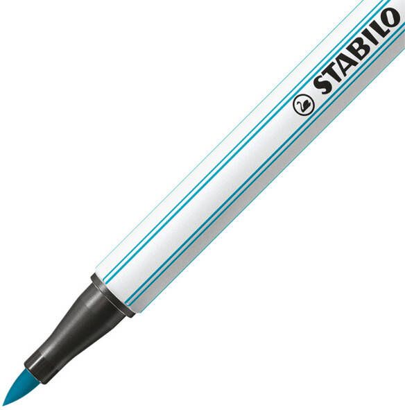 Stabilo Brushstift Pen 568 31 licht blauw - Foto 1