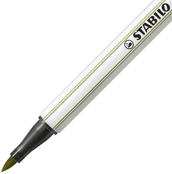Stabilo Brushstift Pen 568 37 modder groen