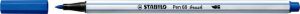 Stabilo Brushstift Pen 568 41 donkerblauw