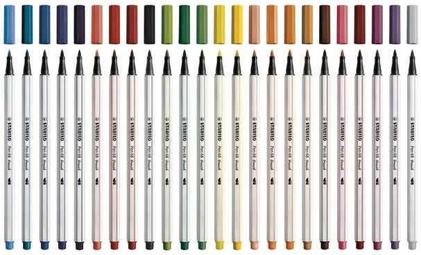 Stabilo Brushstift Pen 568 44 geel