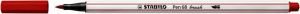 Stabilo Brushstift Pen 568 48 karmijn rood