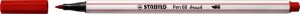 Stabilo Brushstift Pen 568 48 karmijn rood