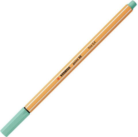 Stabilo point 88 fineliner eucalyptus (eucalyptusblauw)