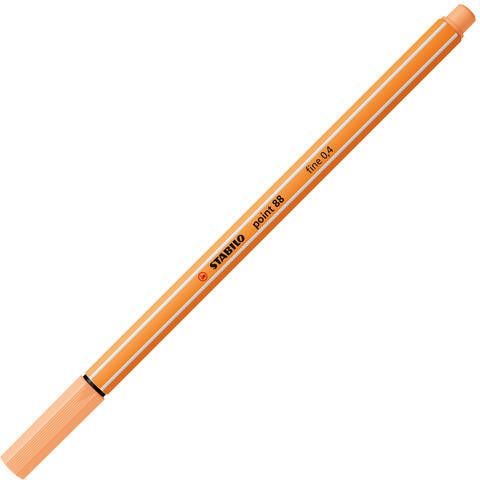 Stabilo Fineliner point 88 25 fijn pastel oranje