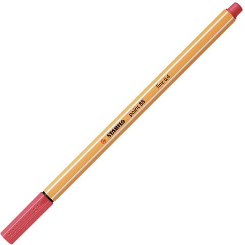 Stabilo Fineliner point 88 47 fijn roestig rood