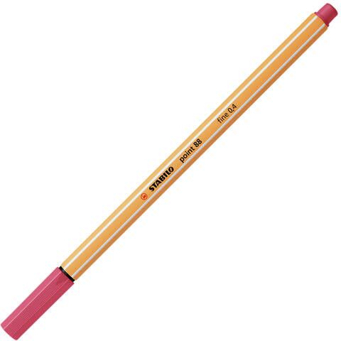 Stabilo point 88 fineliner strawberry red (aardbeirood)