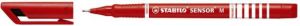 Stabilo Fineliner Sensor 187 40 rood