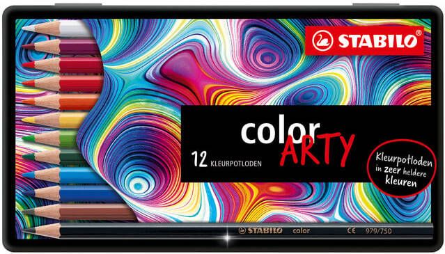 Stabilo Kleurpotloden 1812 color Arty assorti blikà 12 stuks