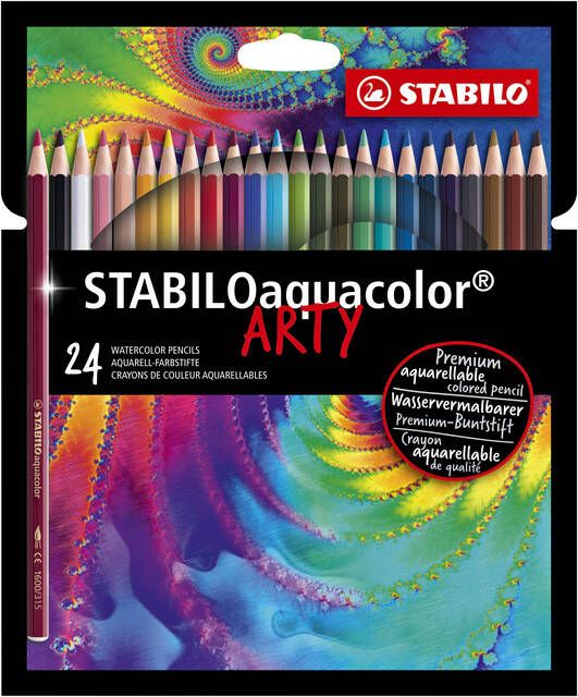 Stabilo Kleurpotloden aquacolor 1624-1-20 etui Ã  24 stuks