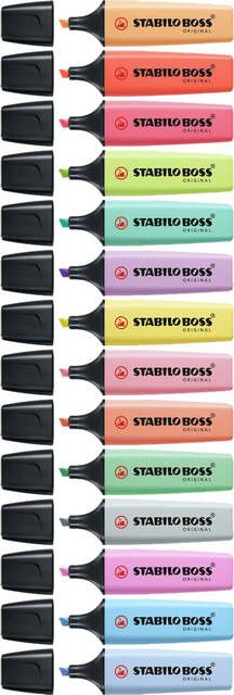 Stabilo BOSS ORIGINAL Pastel markeerstift hint of mint (groen) - Foto 2