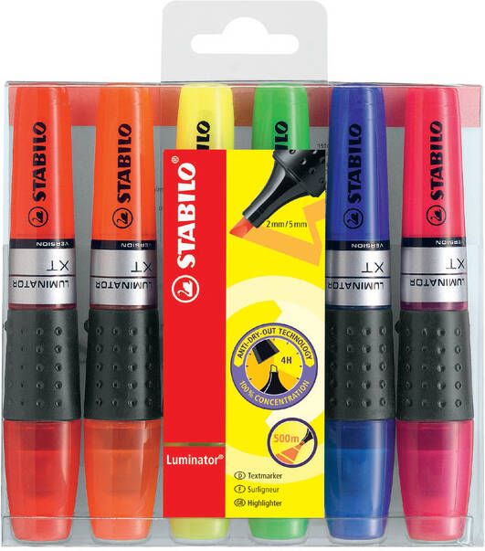 Stabilo Markeerstift Luminator 71 6 etuiÃƒ 6 kleuren