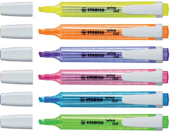 Stabilo Markeerstift Swing Cool 275 56 roze