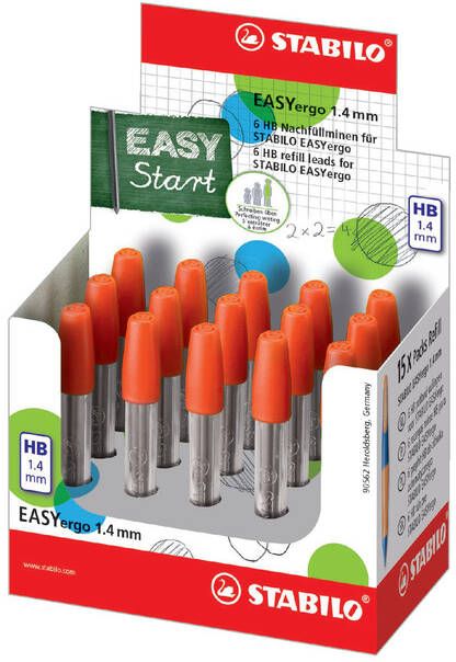Stabilo Potloodstift Easyergo 1.4mm HB displayÃƒ 15 kokers
