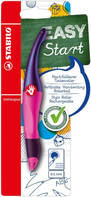 Stabilo Rollerpen Easyoriginal rechtshandig holograph edition medium magenta blister Ã  1 stuk