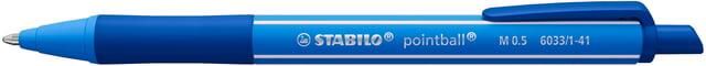 Stabilo Balpen pointball colorful medium blauw
