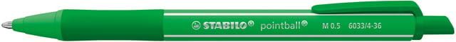 Stabilo Balpen pointball colorful medium groen