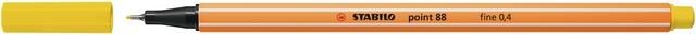 Stabilo Fineliner point 88 24 fijn citroengeel - Foto 2
