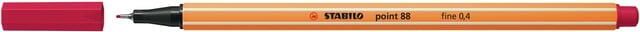 Stabilo Fineliner point 88 50 fijn donkerrood - Foto 2