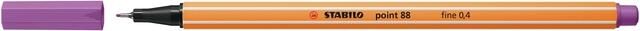 Stabilo Fineliner point 88 60 fijn vergrijsd violet