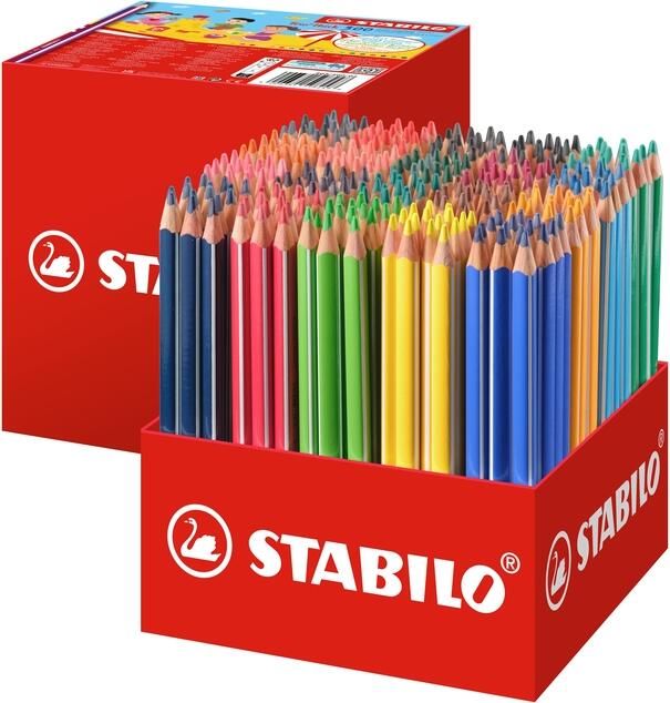 Stabilo Kleurpotloden 203 Trio dik assorti classpack ?? 300 stuks