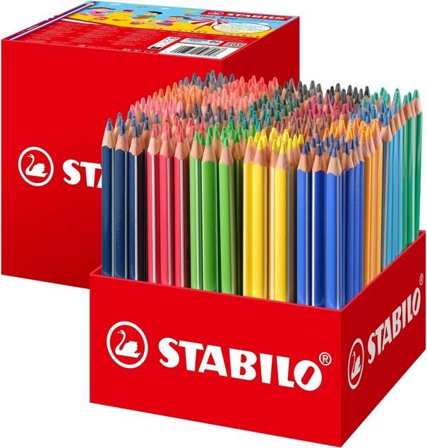 Stabilo Kleurpotloden 203 Trio dik assorti classpackà 300 stuks