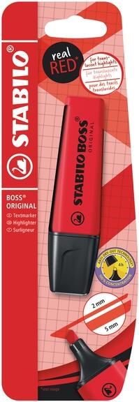 Stabilo Markeerstift Boss 70 48 echt rood blister ?? 1 stuk