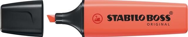 Stabilo BOSS ORIGINAL Pastel markeerstift mellow coral-red (lichtoranje) - Foto 2