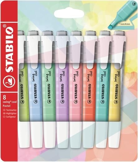 Stabilo Markeerstift Swing cool 275 8 assorti etui Ã  8 stuks - Foto 3