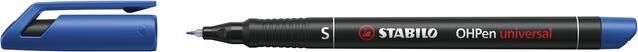 Stabilo OHPen universal OHP-marker permanent superfijn 0 4 mm blauw