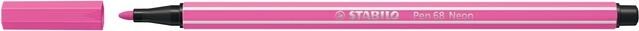 Stabilo Viltstift Pen 68 056 medium neon roze - Foto 2