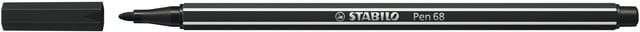 Stabilo Viltstift Pen 68 46 medium zwart - Foto 2
